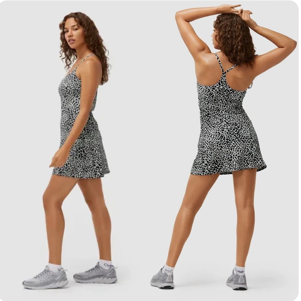 Outdoor Voices Snow Leopard Exercise Dress